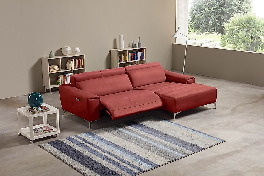 Egoitaliano Ecksofa »Suzette, Designsofa mit hohem Sitzkomfort«, mit Recami günstig online kaufen