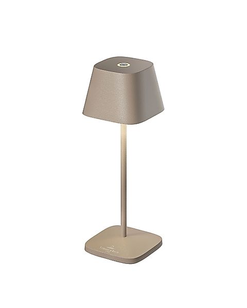 NEAPEL MICRO Design Akku-Tischlampe – kabellos, wetterfest & dimmbar sand günstig online kaufen