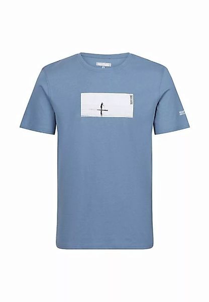 Regatta T-Shirt Regatta Herren Breezed IV Baumwoll T-Shirt mit Gra günstig online kaufen