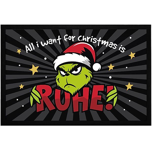 MoonWorks Fußmatte Fußmatte Weihnachten Grinch Ruhe günstig online kaufen