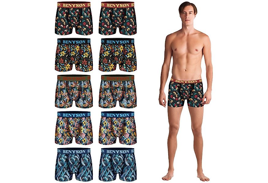 TEXEMP Boxershorts 5er oder 10er Pack Herren Boxershorts Unterwäsche Boxer günstig online kaufen