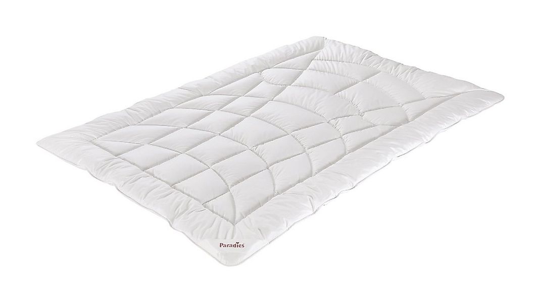 Paradies Baumwollbettdecke Steppbett DALA BIO, 155 x 220 cm, Weiß, Füllung: günstig online kaufen