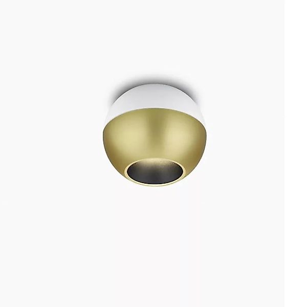 LED Deckenstrahler Eto in Gold und Weiß 8W 650lm günstig online kaufen
