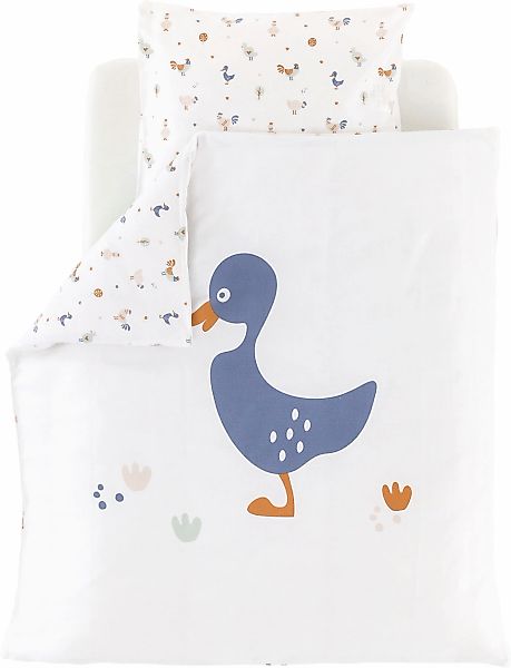 Träumeland Bettwäsche "Kikeriki" 2 Stk. tlg. verpackt im praktischen & wied günstig online kaufen