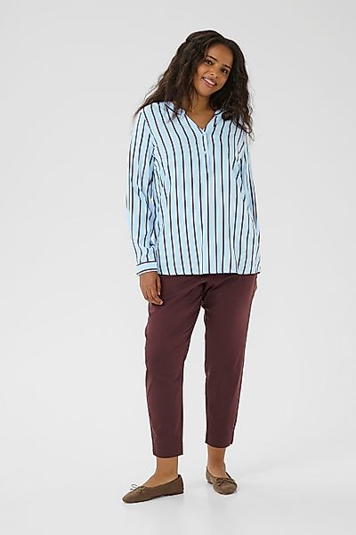 KAFFE Curve Langarmbluse Langarm-Bluse KCsida Große günstig online kaufen