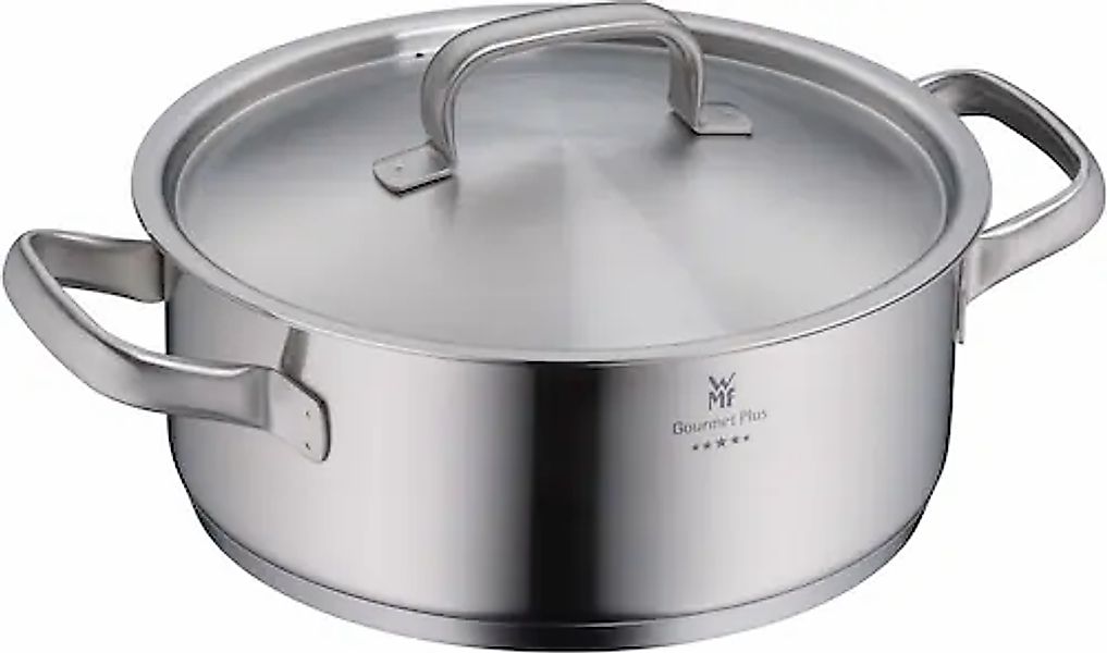 WMF Bratentopf »Gourmet Plus« 2 Stk. tlg. Cromargan® Edelstahl Rostfrei 18/ günstig online kaufen