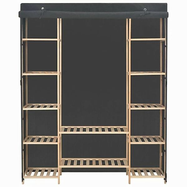 vidaXL Kleiderschrank Kleiderschrank Stoffschrank Grau 135 x 40 x 170 cm St günstig online kaufen