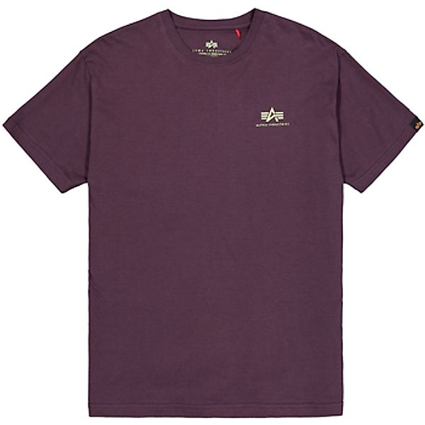 Alpha  T-Shirt Basic T Small Logo - Plum günstig online kaufen
