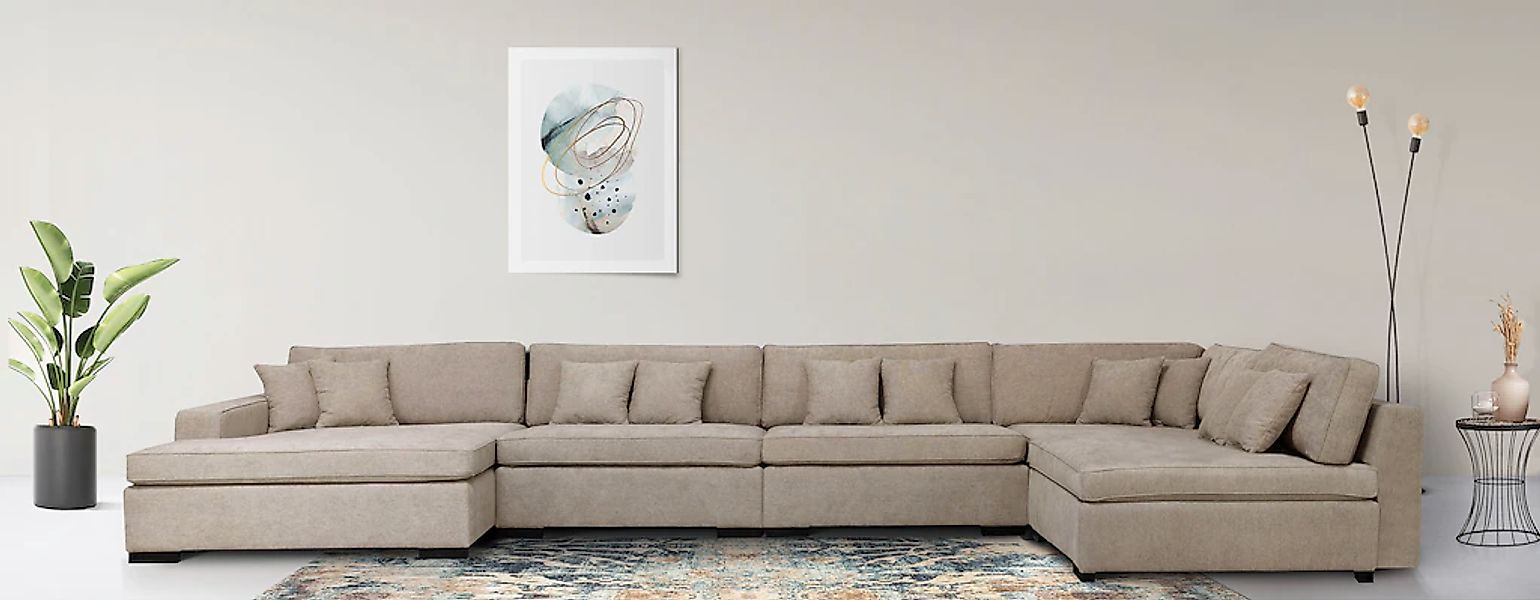 Guido Maria Kretschmer Home&Living Wohnlandschaft "Skara U-Form", Lounge-So günstig online kaufen