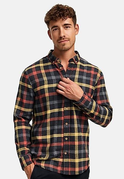 Kronstadt Langarmhemd KSDean Check Carohemd mit Button-Down-Kragen günstig online kaufen