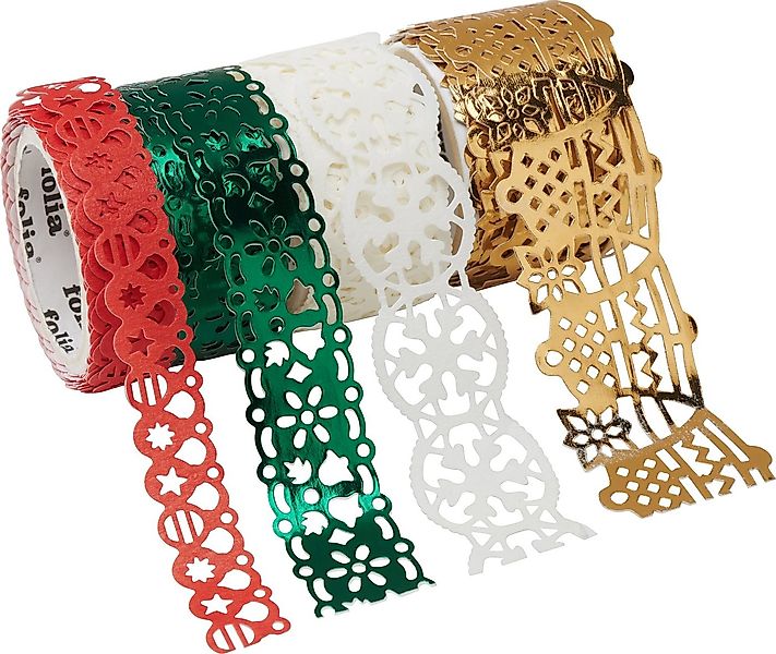 Folia Klebeband Xmas 4 Stück günstig online kaufen