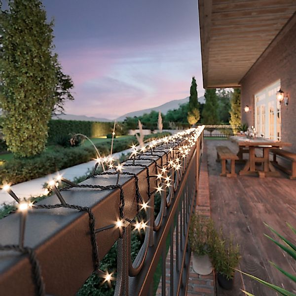 MARELIDA LED-Lichterkette LED Solar Lichterkette warmweiß günstig online kaufen