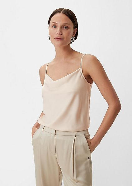 comma Blusentop Bluse Trägertop aus Satin günstig online kaufen