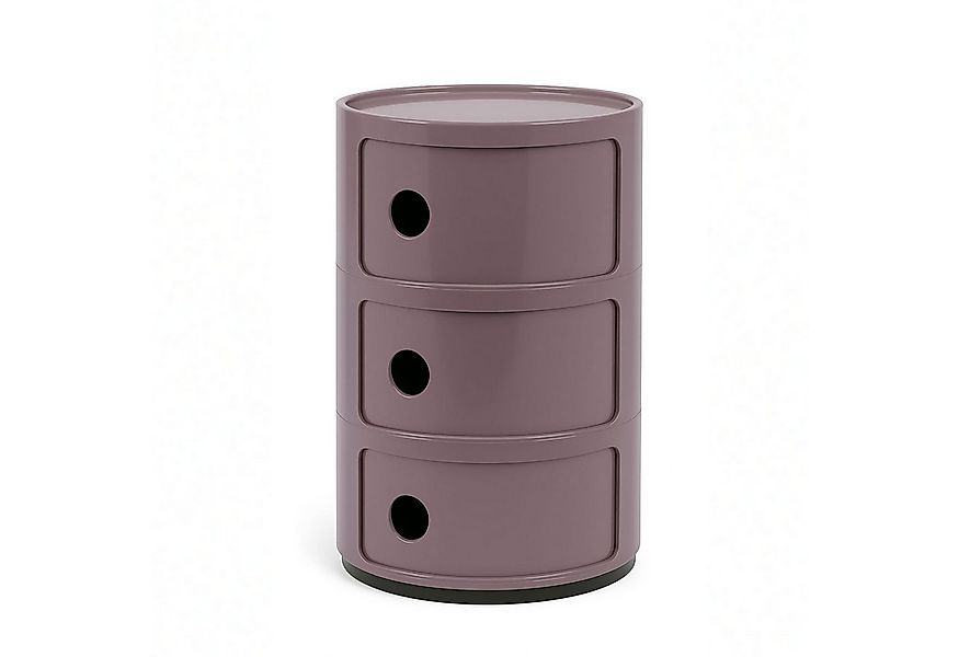 Kartell Container Componibili mit drei Fächern Violett günstig online kaufen
