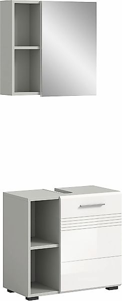 welltime Badmöbel-Set "Calicio, bestehend aus: Waschbeckenunterschrank, Spi günstig online kaufen