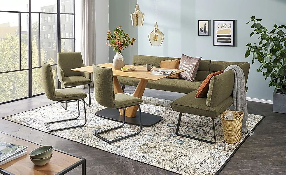 KOINOR Eckbank  Dining System 3 ¦ grün ¦ Maße (cm): B: 237 H: 88 T: 162.0 B günstig online kaufen