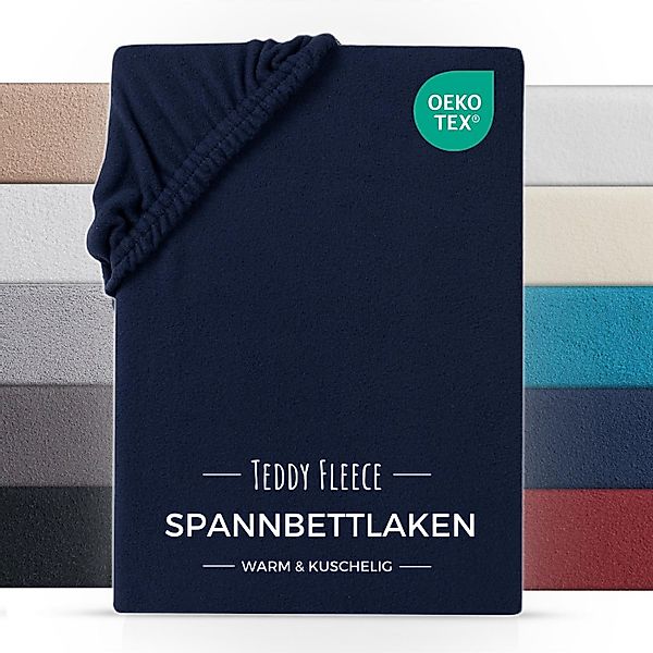 Carpe Sonno Spannbettlaken Teddy Fleece Winter Bettlaken 90x200 100x200 140 günstig online kaufen