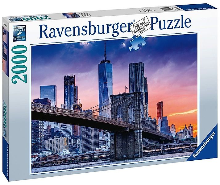 Ravensburger Puzzle 2000 Teile Ravensburger Puzzle Von Brooklyn nach Manhat günstig online kaufen
