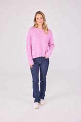 Lieblingsstück Rundhalspullover AmairaL mit Zopfmuster am günstig online kaufen