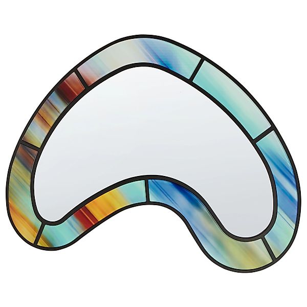 Beliani Wandspiegel BOUVRON Bunt Schwarz 2x80x60 günstig online kaufen