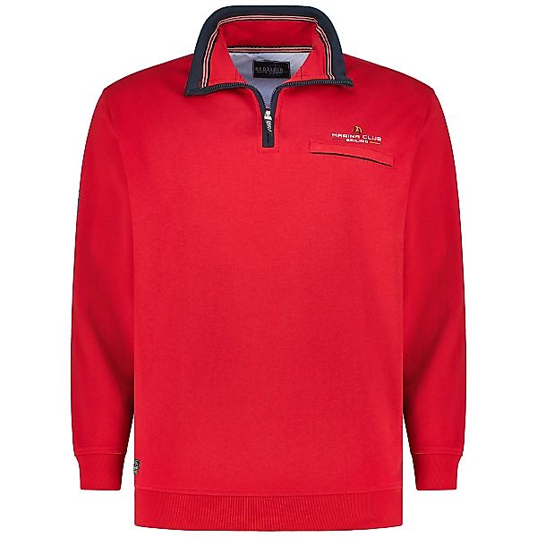 Redfield Sweatshirt mit Print Farbe rot Größe: 6XL günstig online kaufen