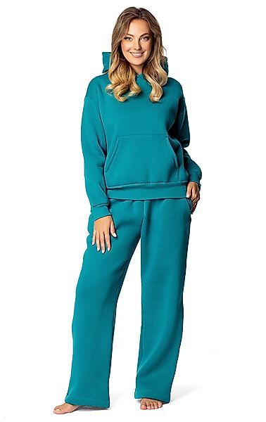 DKaren Freizeitanzug Damen Hausanzug Jogginganzug Baumwolle günstig online kaufen