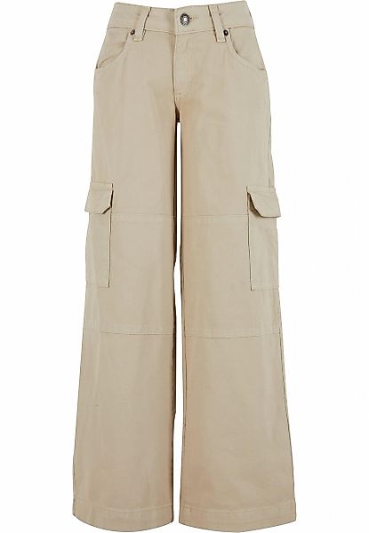 URBAN CLASSICS Cargojeans "Urban Classics Damen Ladies Low Waist Cargo Pant günstig online kaufen