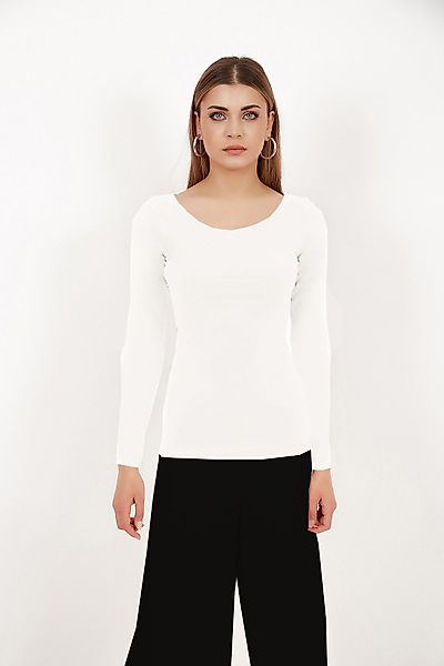 Vivienne Fashion Langarmshirt Hochwertige Modal Langarmshirt günstig online kaufen