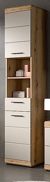 Inn.Furn Hochschrank Shawn (Badschrank in Eiche günstig online kaufen