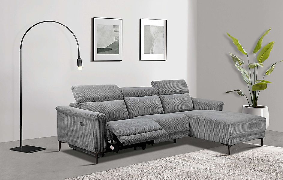 Home affaire Ecksofa Lund in Cord, günstig online kaufen