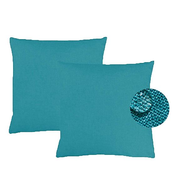 Kissenbezüge 2er Set Leinen Optik Kissenbezug günstig online kaufen