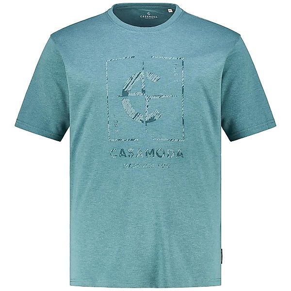 CASA MODA T-Shirt mit Label-Print Farbe türkis Größe: 4XL günstig online kaufen