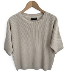 Zuckerwatte 3/4 Arm-Pullover Rippstrick, aus weicher günstig online kaufen