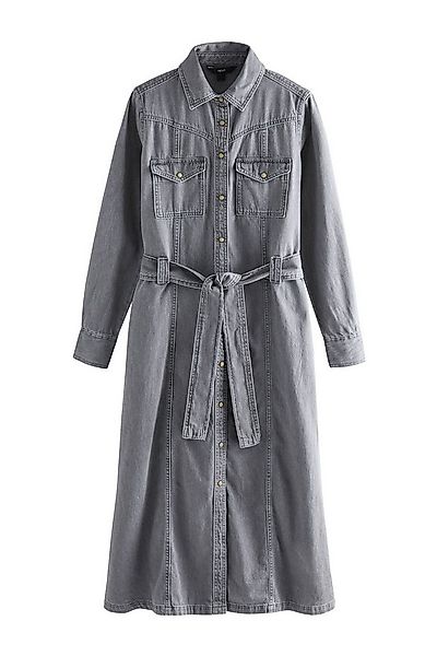 Next Midikleid Maxihemdkleid aus Denim (1-tlg) günstig online kaufen