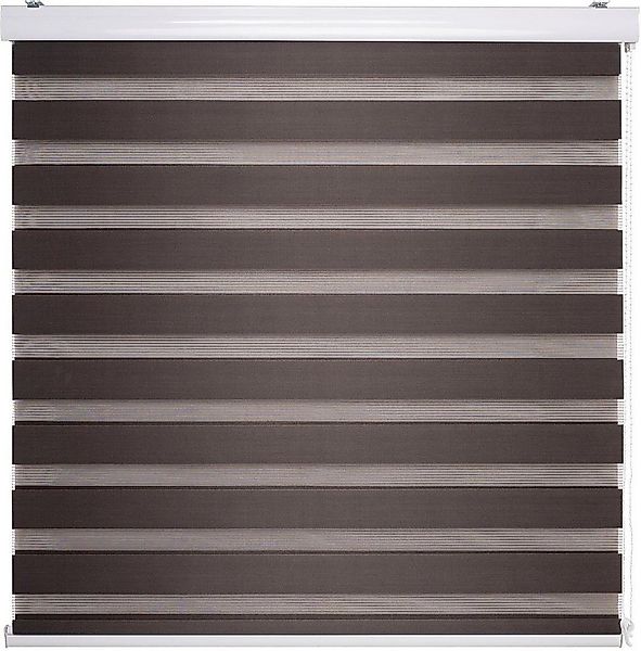 Doppelrollo Duo-Rollo mit Blende, Liedeco, Lichtschutz, verschraubt günstig online kaufen