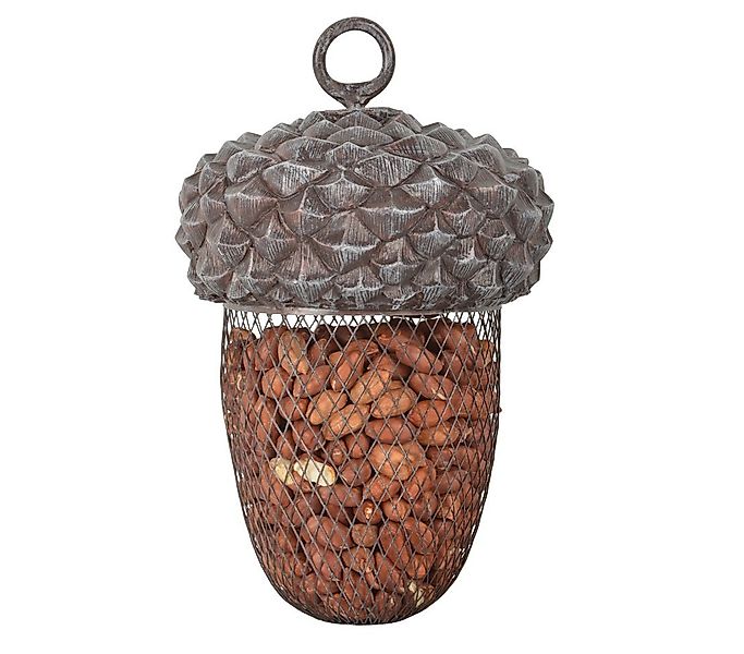 Dehner Vogelhaus Wildvogel-Futterstelle Eichel, ca. 14 x 14 x 22 cm günstig online kaufen