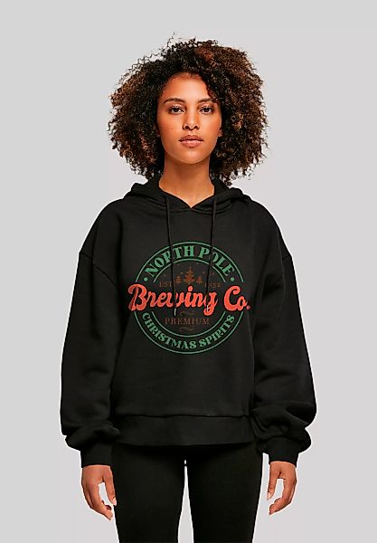 F4NT4STIC Kapuzenpullover "North Pole Weihnachten Spirits Brewing Company", günstig online kaufen