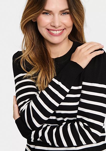 Saint Tropez Strickpullover "MilaSZ LS Striped" günstig online kaufen