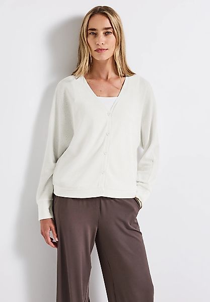STREET ONE Sweatjacke, im Strick-Look günstig online kaufen