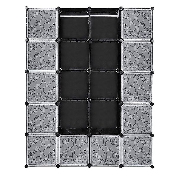 Clanmacy Kleiderschrank Kleiderschrank DIY Garderobe Kreativität günstig online kaufen