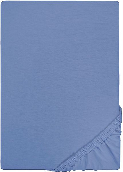 Biberna Spannbettlaken Leila, Jersey, Gummizug: rundum, (1 Stück), Bettlake günstig online kaufen