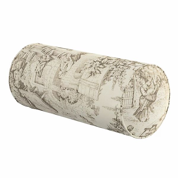 Einfache Nackenrolle, ecru-beige, Ø 16 x 40 cm, Avinon (144-53) günstig online kaufen