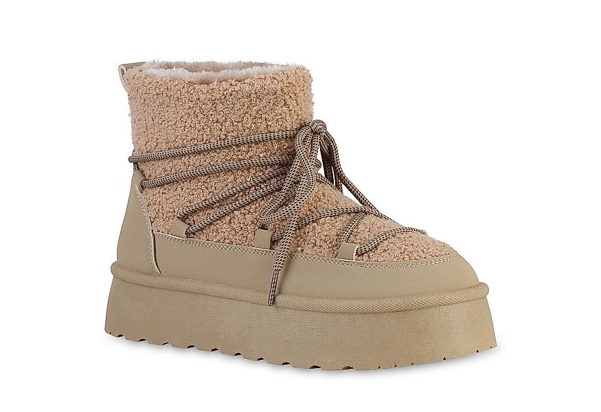 VAN HILL 841335 Winterstiefelette Damen Warm Gefütterte Winter Boots Stiefe günstig online kaufen