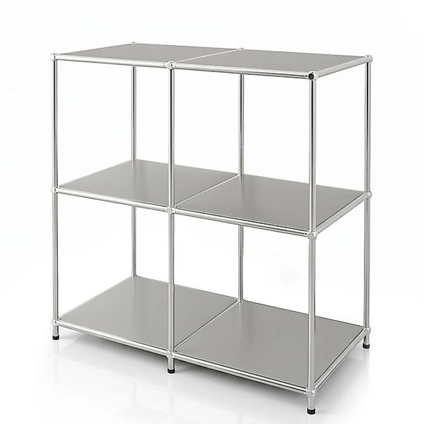 Floordirekt Metallregal Concept Epure MK-027 Sideboard 80 x 40 x 80 cm Grau günstig online kaufen