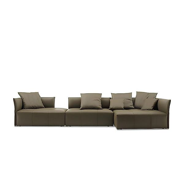 Xlmoebel Ecksofa Neues Ledersofa Eckcouch Polstermöbel Design Wohnlandschaf günstig online kaufen