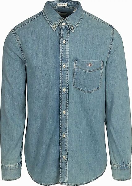 Gant Denim Hemd Hellblau - Größe XL günstig online kaufen