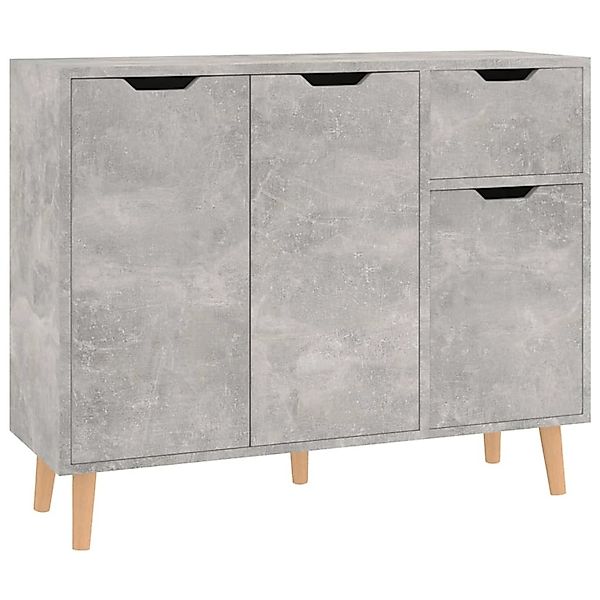 vidaXL Sideboard Betongrau 90x30x72 cm Holzwerkstoff 326817 günstig online kaufen