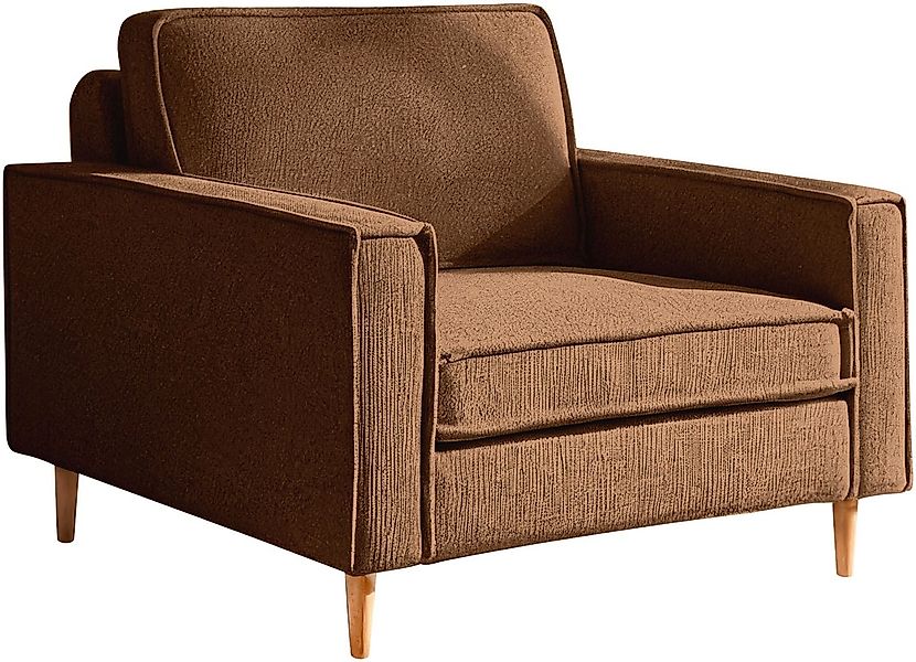 Home affaire Loveseat »Pinto Skandi 105 cm, Chenille, Struktur« günstig online kaufen