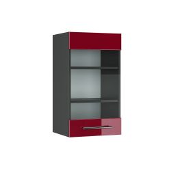 Vicco Glashängeschrank Fame-Line, Bordeaux Hochglanz/Anthrazit, 40 günstig online kaufen