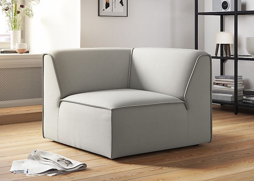 RAUM.ID Sofa-Eckelement "Merid, Sofaelement, Maße B/T/H: 97/97/46 cm", als günstig online kaufen